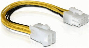 DeLock PCI Cable 8pin EPS> 4pin ATX/P4 (82405)