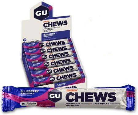 GU Energy Chews (24 x 54g) Blueberry Pomegranate