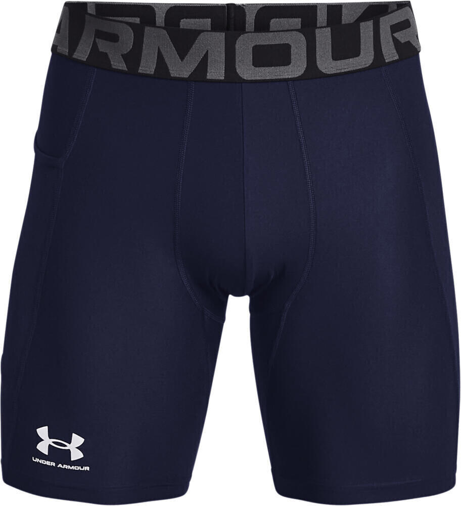 Under Armour Men's Heatgear Armour Compression Shorts midnight navy/white