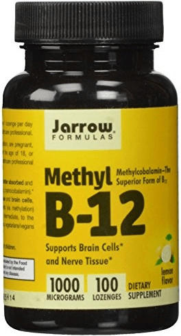Jarrow Formulas Methyl B-12 1000mcg (Methylcobalamin)