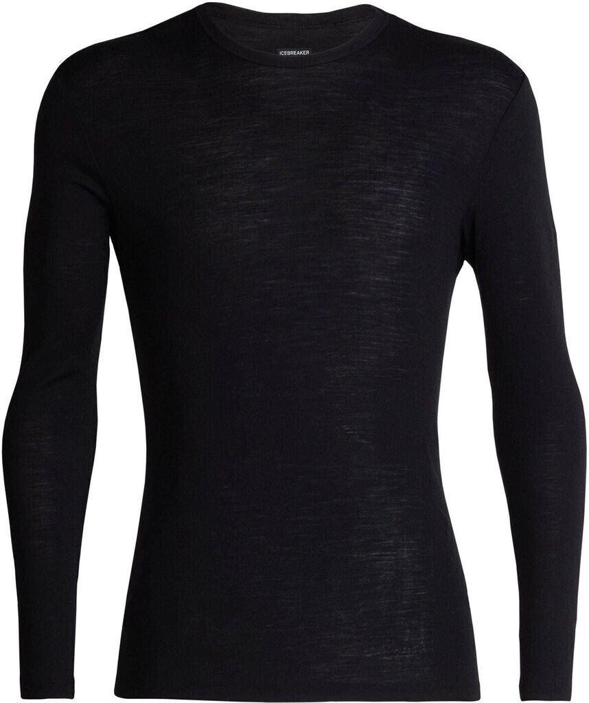 Icebreaker Mens 175 Everyday LS Crewe Black