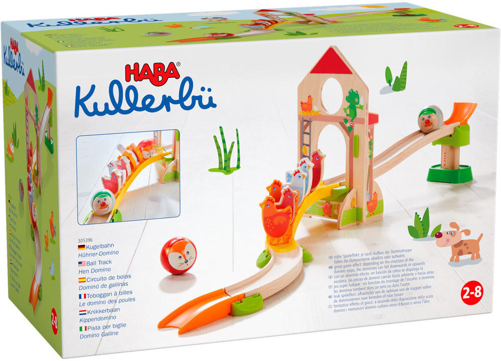 HABA Ball Track Hen Domino