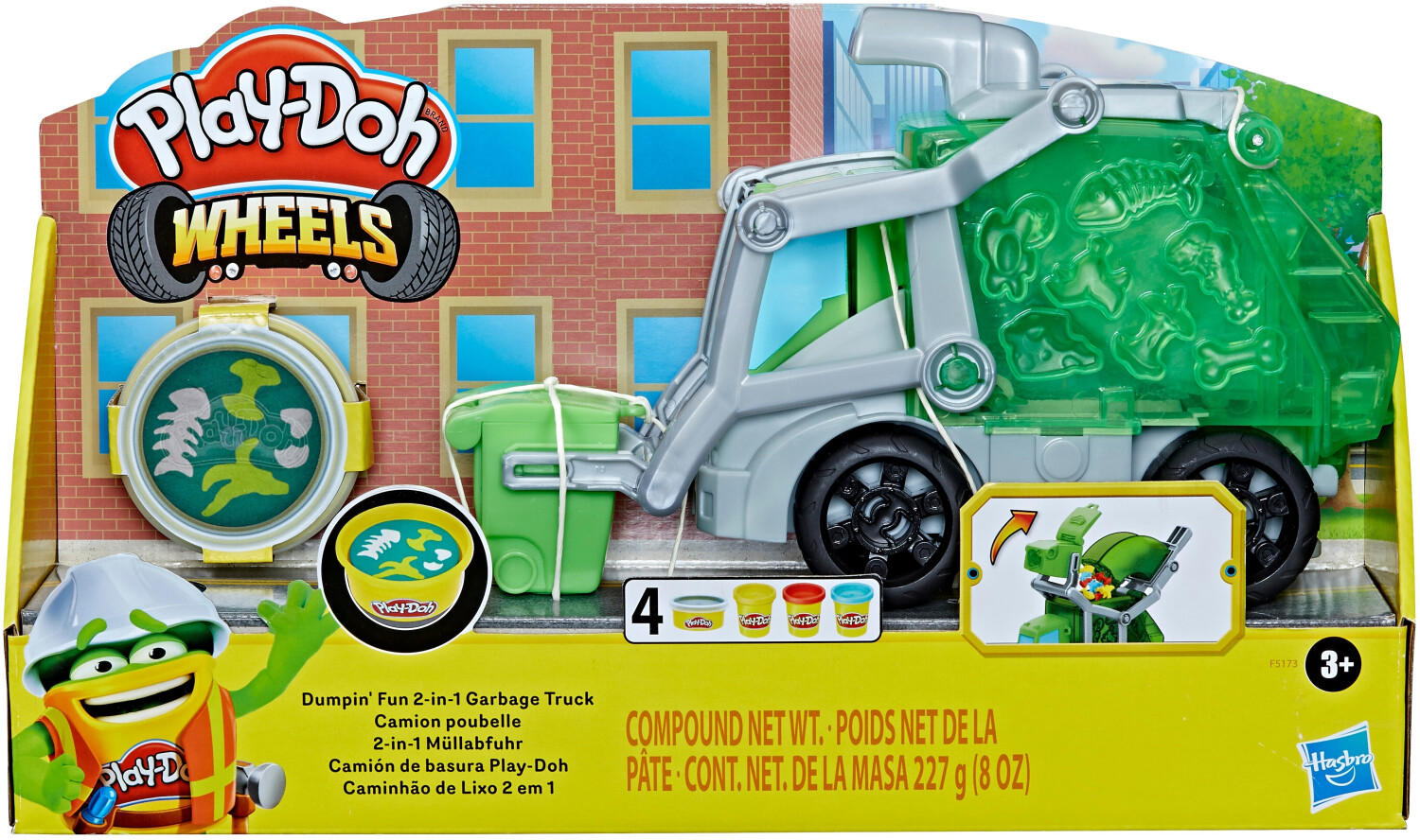 Play-Doh Wheels 2in1 Garbage Collection Plasticine Set