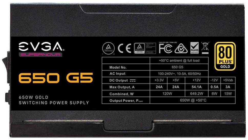 EVGA SuperNOVA 650 G5 650W