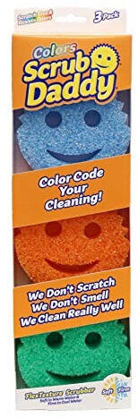 Scrub Daddy Household sponge colors SDC3CTX12