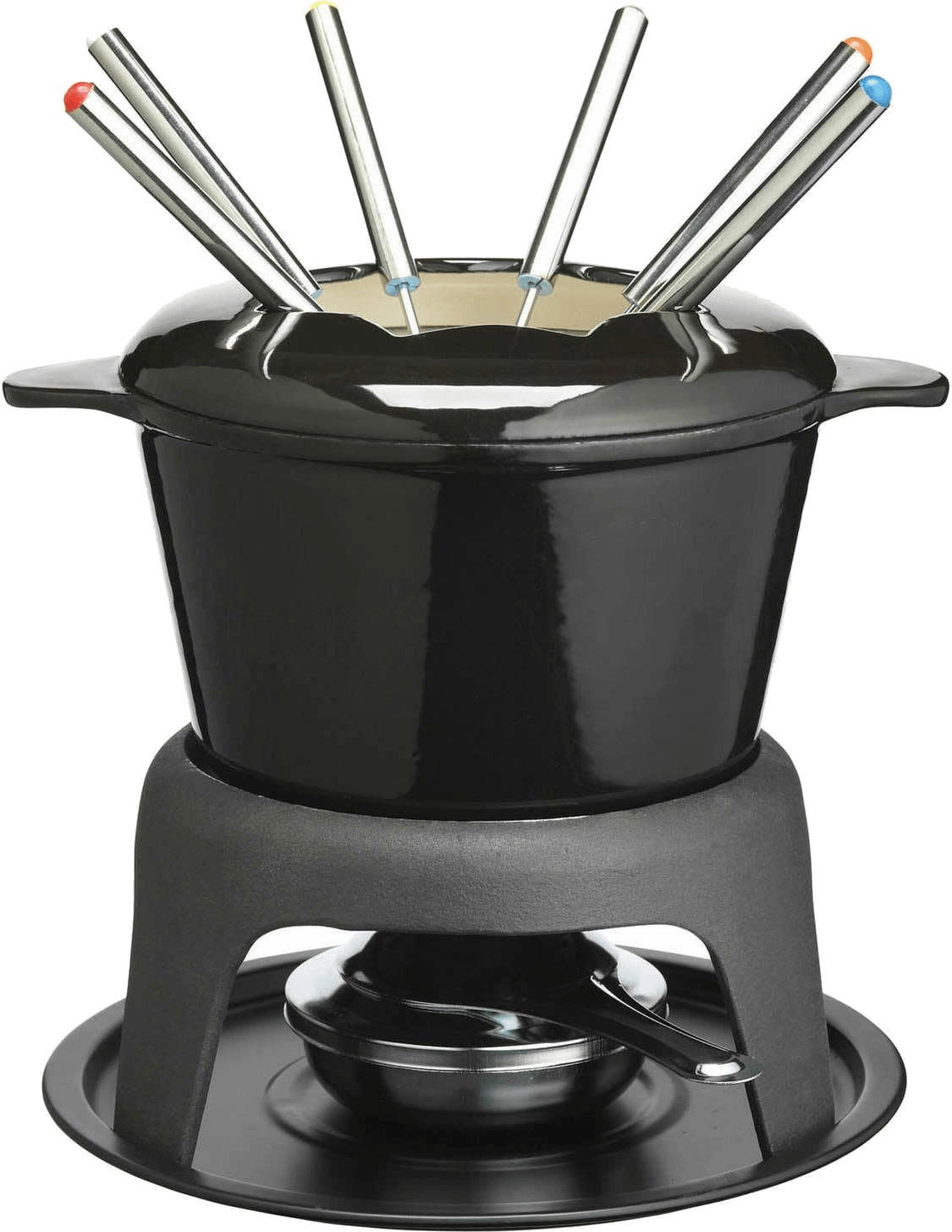 Kitchen Craft Cast Iron Enamelled Fondue