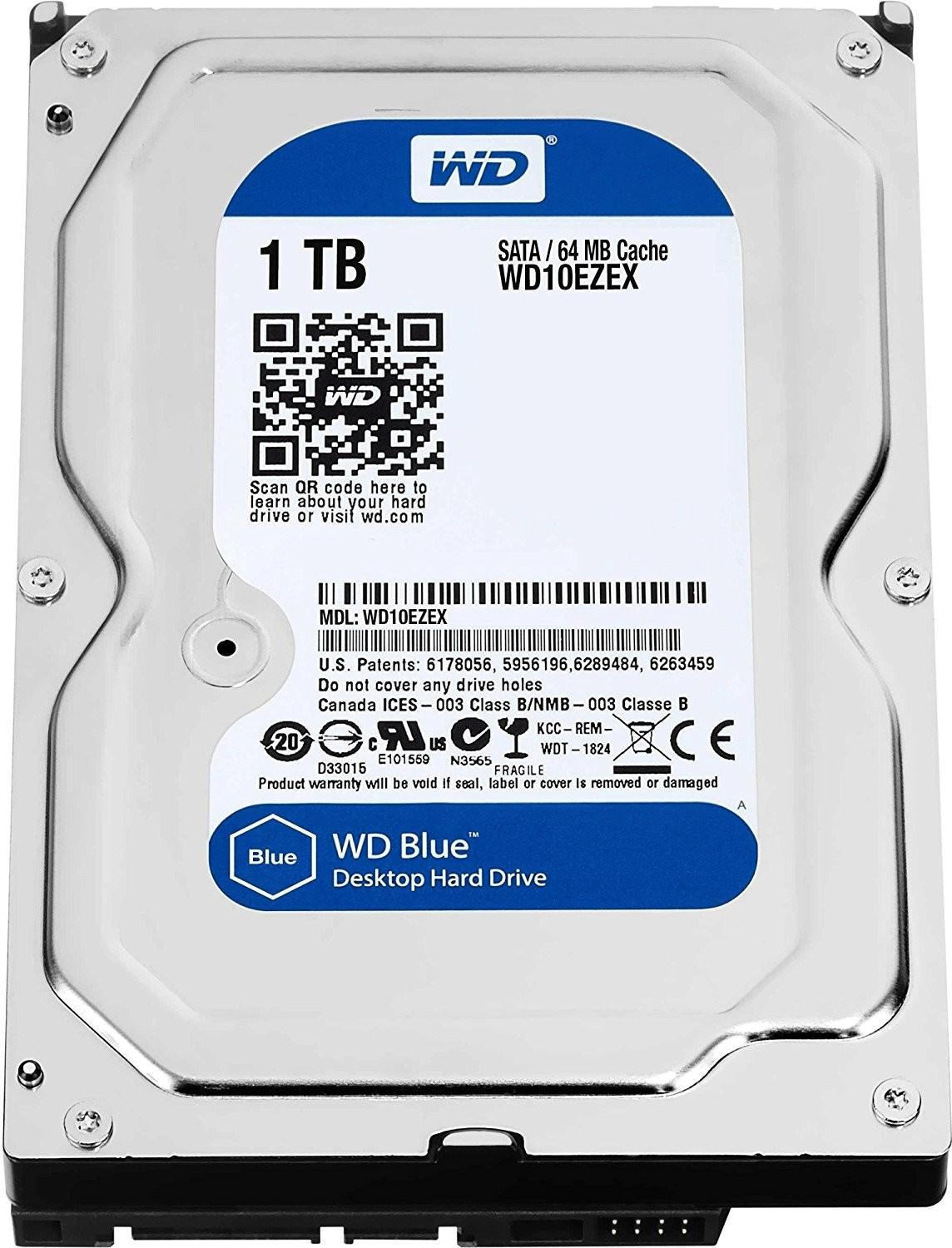 Western Digital Caviar Blue 3,5 SATA III 1TB (WD10EZEX)