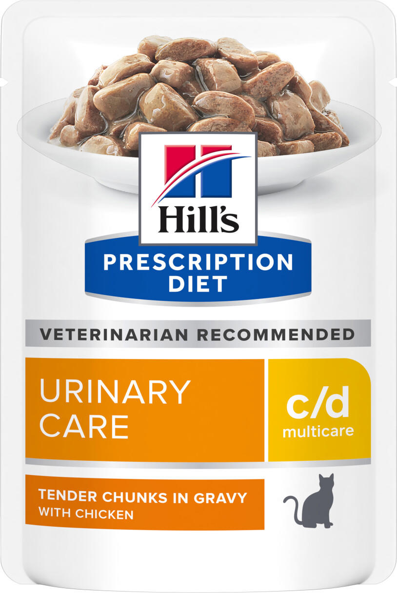Hill's Prescription Diet c/d Feline Urinary Stress chicken Wet Food 85g