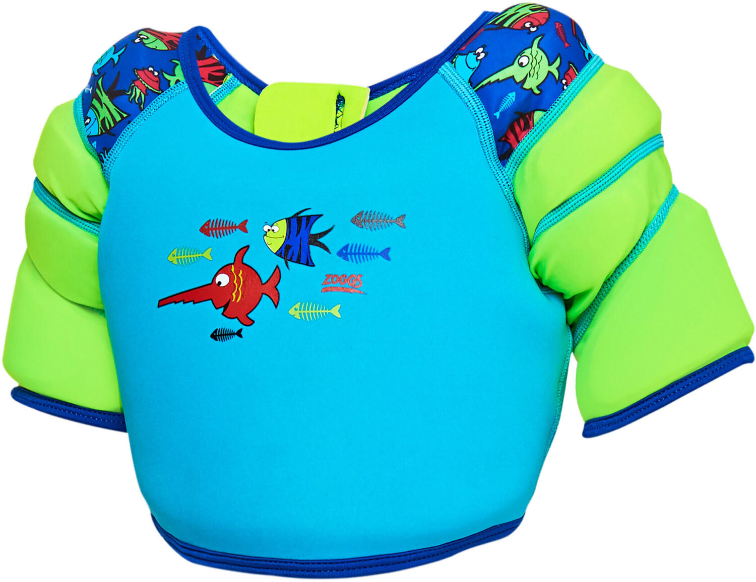 Zoggs Kid's Sea Saw Water Wing Vest Blue Green