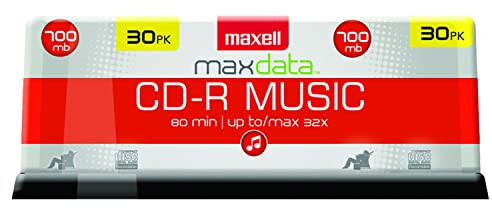 Maxell Audio CD-R 700 MB 30pk Jewelcase