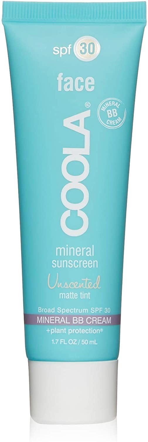 Coola Face Mineral Sunscreen Unscented matte tint SPF 30 (50ml)
