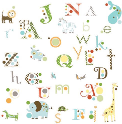 RoomMates Animal Alphabet