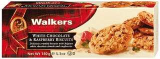 Walkers White Chocolate & Raspberry Biscuits (150 g)