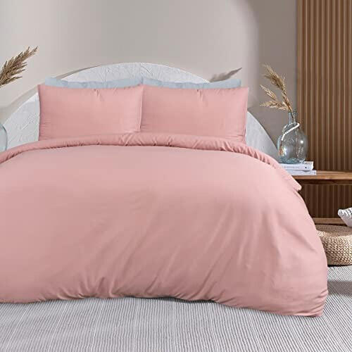 Sleepdown Organic duvet cover 135x 200 cm Blush Pink
