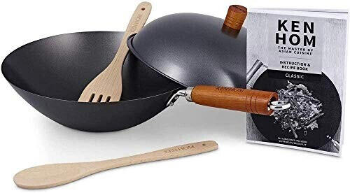 Ken Hom Wok set classic 31 cm 5 pce.