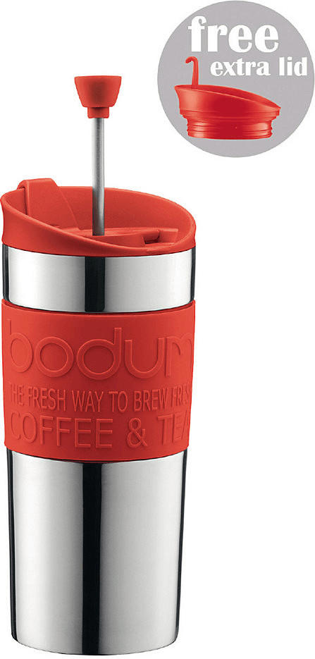 Bodum Travel Press Set with Extra Lid 0.35 l